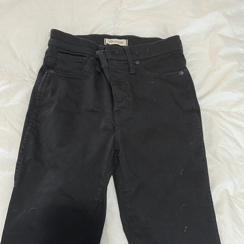 Women’s black madewell skinny jeans size 27